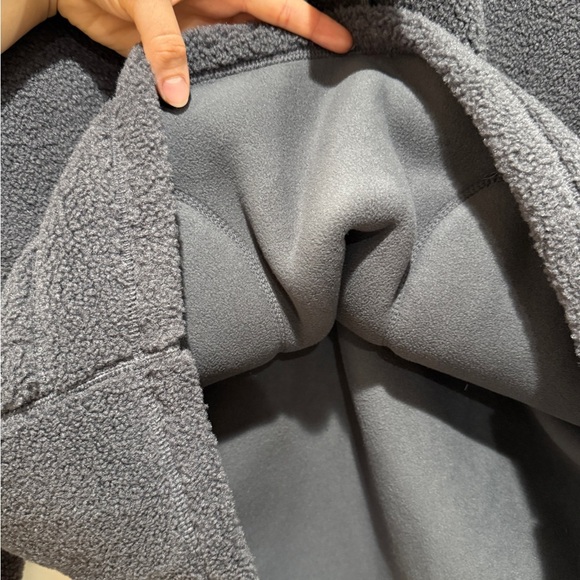 New Sweaty Betty Plush Drawstring Hoodie Medium M Urban Grey Layering Cozy Fall - Picture 8 of 13